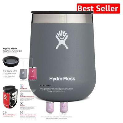 Elegant 10 oz Wine Tumbler Vacuum Insulated Travel Glass for Adventurous  Souls