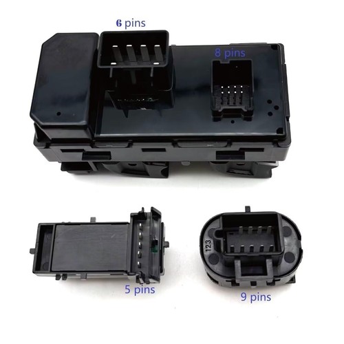 Interruptor de ventana eléctrica lado del conductor para Chevrolet Silverado GMC Sierra 150 2007-2013 - Imagen 6 de 6