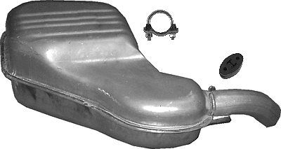 VOLVO S80 2.0 2.4 2.4 D 2.5 2.5 D 2.8 2.9 3.0 1998-2006 Exhaust Rear Silencer+ - Bild 1 von 1