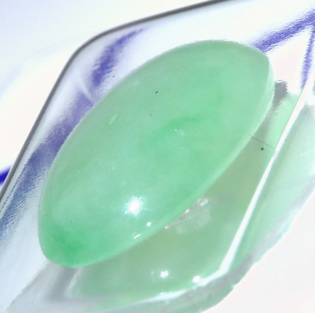Imperial Jade Myanmar Jadeite Gem, Natural Imperial Jadeite Cabochon 7.26  Carats | eBay