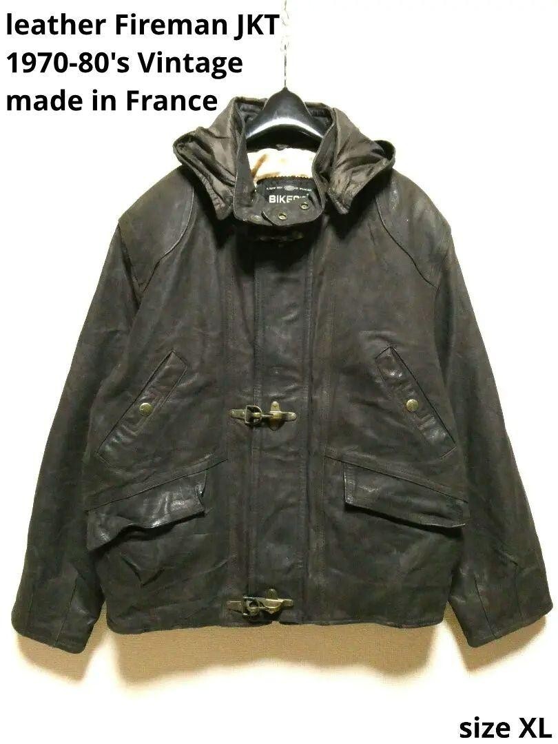 leather hoodie jacket fireman