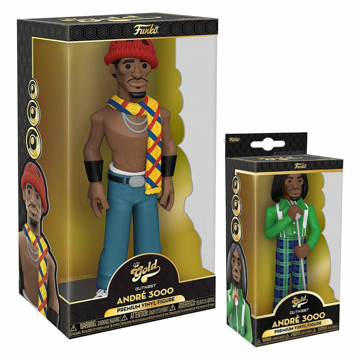 Outkast Big Boi Andre3000 フィギュア Funko Outkast Collectible 2021 Funko Vinyl Gold Andre 3000 & Big