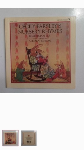 📚2-PACK BUNDLE📚 Cecily Parsley's Nursery Rhymes (Peter Rabbit) Beatrix Potter - Picture 3 of 3