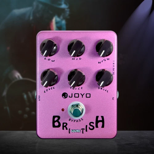 JOYO Overdrive Guitar Effect Pedal Distortion Rock Amp Simulator Pedal Opened