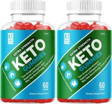Rillvo (2 Pack) K1 Keto Life Gummies K1 Keto ACV Gummies (120 Gummies)