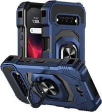 For Kyocera Duraforce Pro 3 E7200 Hard Hybrid Magnetic Ring Kickstand Case Cover