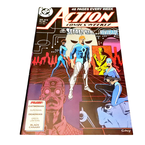 Action Comics Weekly #611-614 (DC 1988 NM ) Catwoman Black Canary Phantom Strang - Picture 5 of 15