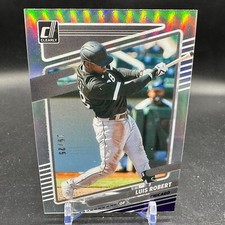 Luis Robert Purple /25 2021 Panini Chronicles Clearly Donruss #6 White Sox