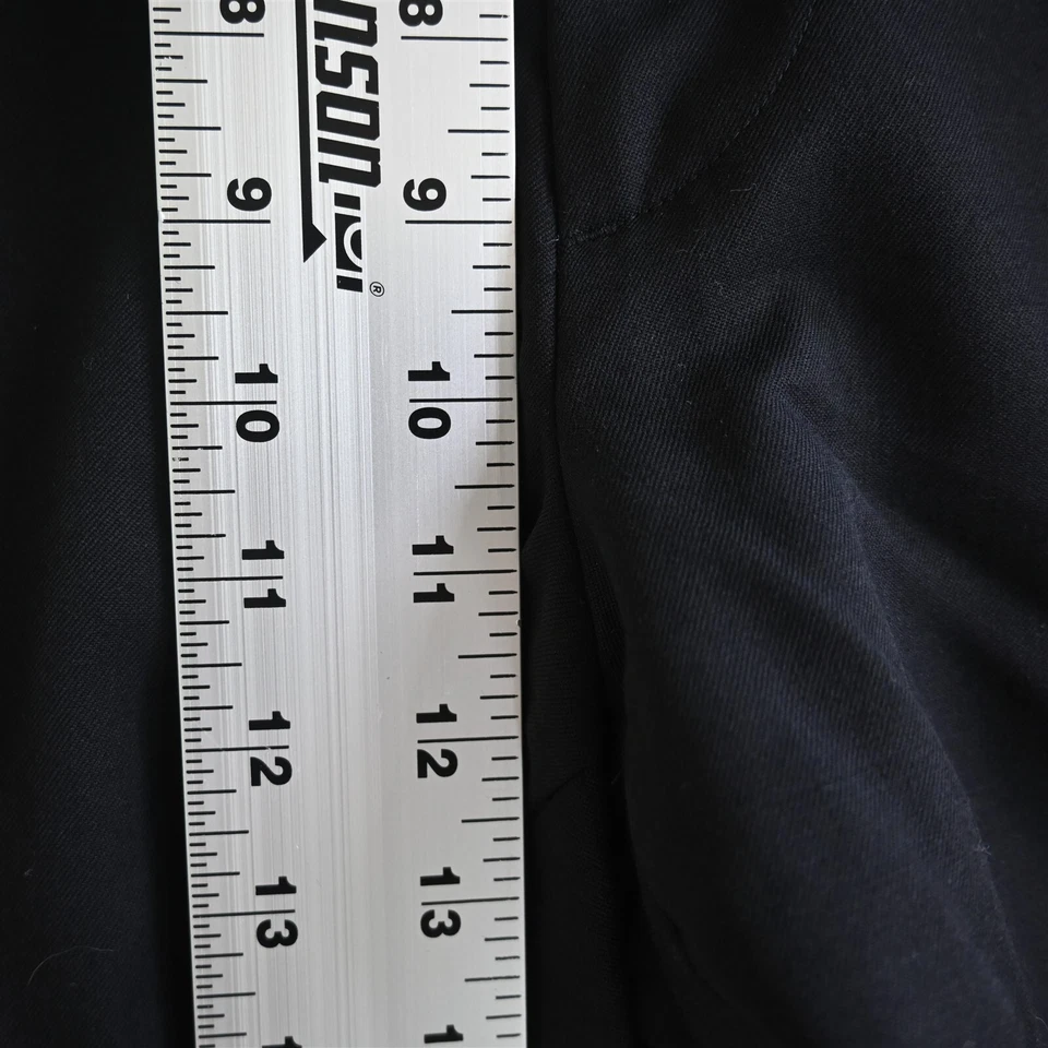 Pantalones de vestir Pronto Uomo platino 46x29 negros 100 % lana para hombre Foto 3 de 4