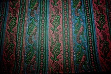1-1/2 YARDS COOL REVERSIBLE PAISLEY BY JOAN KESSLER