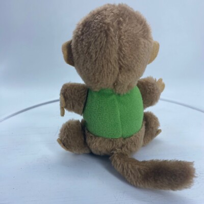 Vtg 1978 Dakin Good Luck Monkey Plush Toy Stuffed Animal 5.5