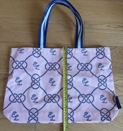 LOT of 2 Estee Lauder PINK and BLUE Tote Bag AND GWP Makeup NEW - Picture 7 of 7
