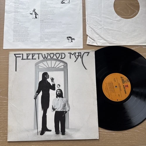 Fleetwood Mac Self Titled LP 1975 Original 1st US Press + Lyric Insert
