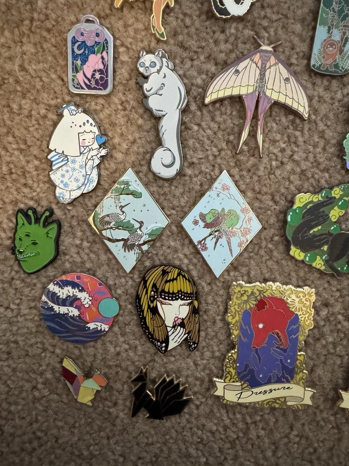 Pin Collection, Various Animals And Characters From Independent Artists - Image 2 of 4