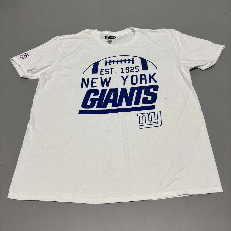 New York Giants Shirt Mens Extra Large NFL Football Tee EST 1925 Team Apparel - Image 2 of 4
