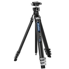 Leofoto AZ-204C LH-25R Tripod with Ball Head Shaped Column Carbon Fiber Tripod