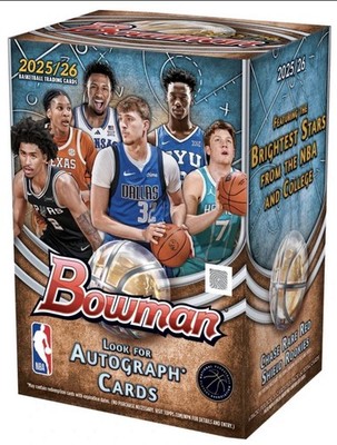 2025-26 Bowman Basketball Value Box Sealed Brand New Presale