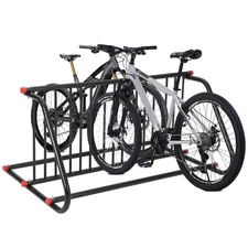 Commercial Bike Rack Outdoor, Metal Bicycle Parking Rack Stand, 10 Holders Co...