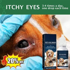 Eye Drops for Pets Bacterial,Viral and Fungal & Infections Dog Cat Treatment US