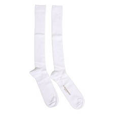 DOLCE & GABBANA Socks Men White Viscose Over The Calf Accessory s. Tag L 60usd