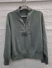 New Lou Grey Scubasoft 1/2 Zip Sweatshirt Women's US Size S