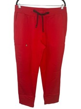 Ion Scrub Pant Goji Red Relaxed Fit With Drawstring Pockets Wmn's Sz XL REG NEW