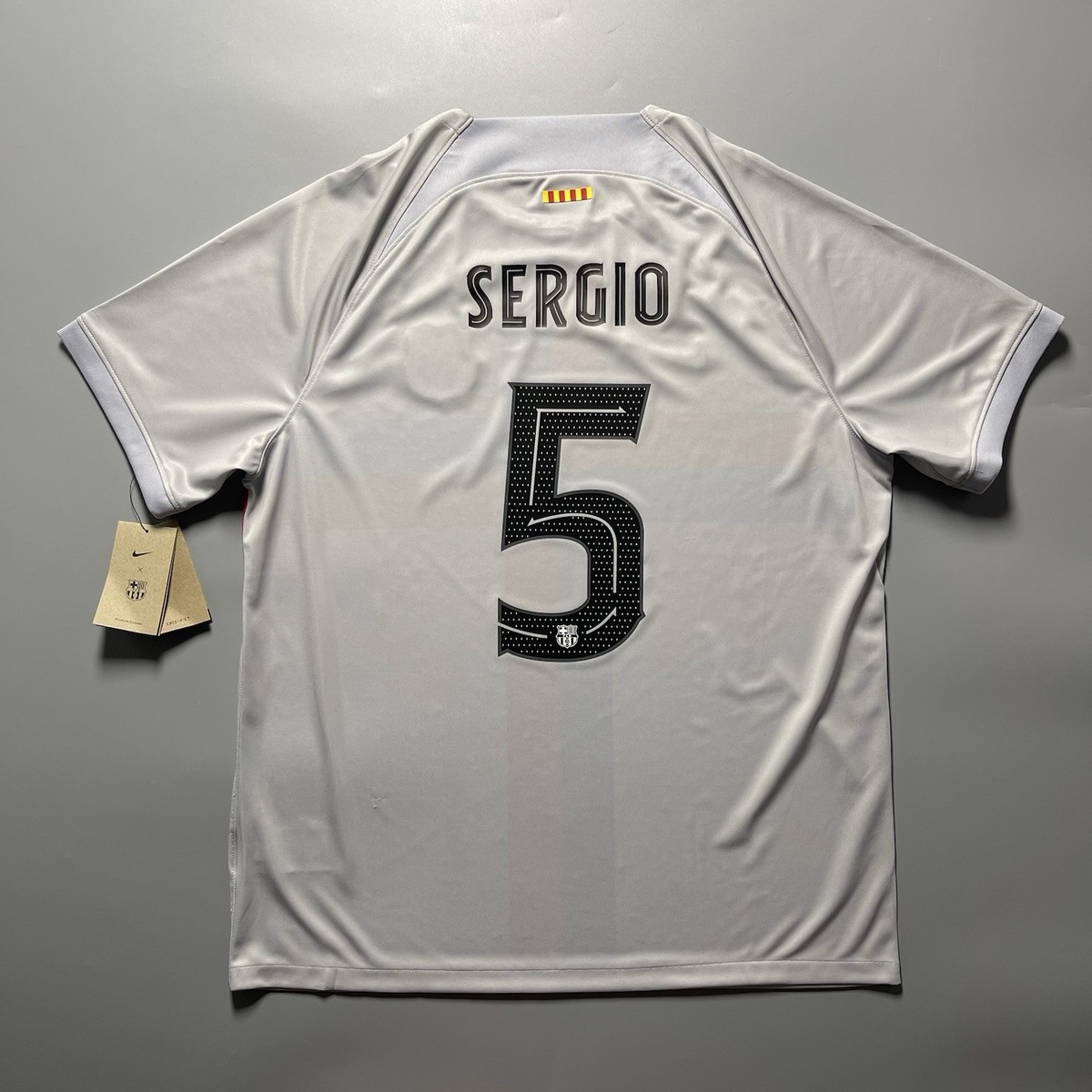 FC Barcelona ホワイトユニホーム L(USサイズ) Nike FC Barcelona 2023-24 Men's Away Authentic Match Jersey