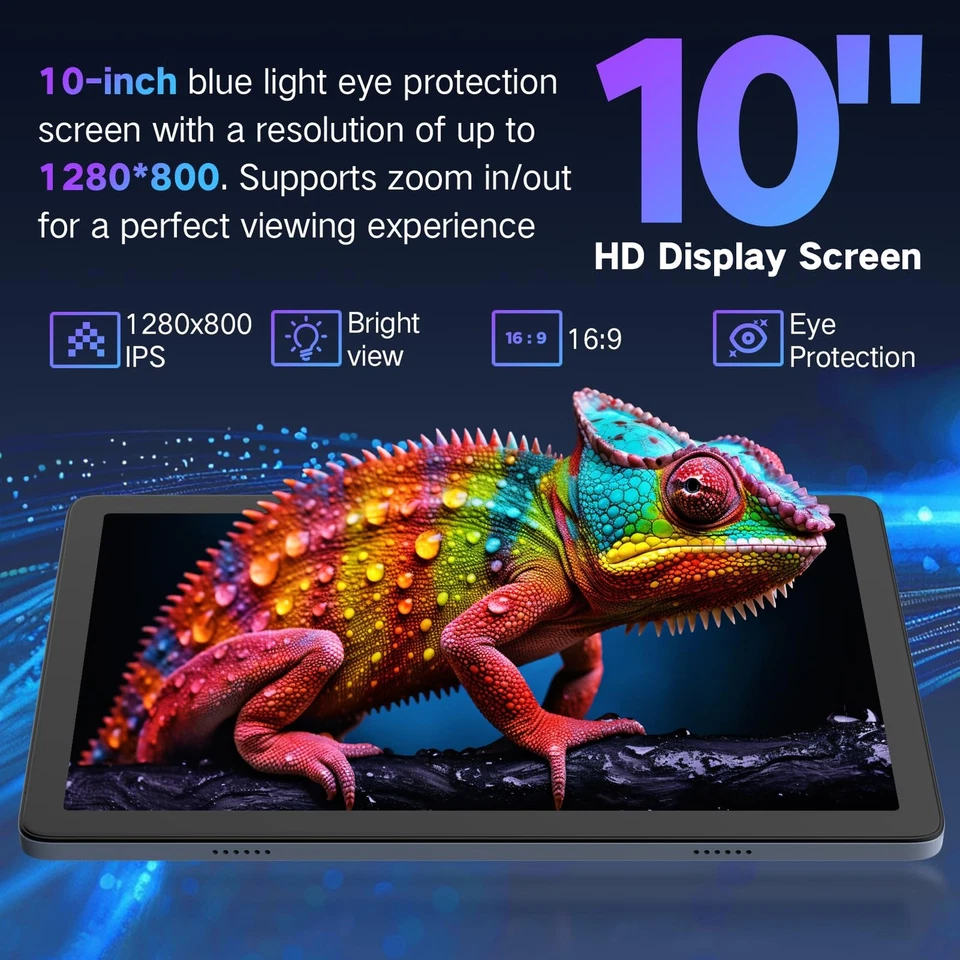 Android Tablet 10 Inch, Android 15 Tablets 2025 for Adults, Octa-Core, 12GB R... - Image 4 of 4