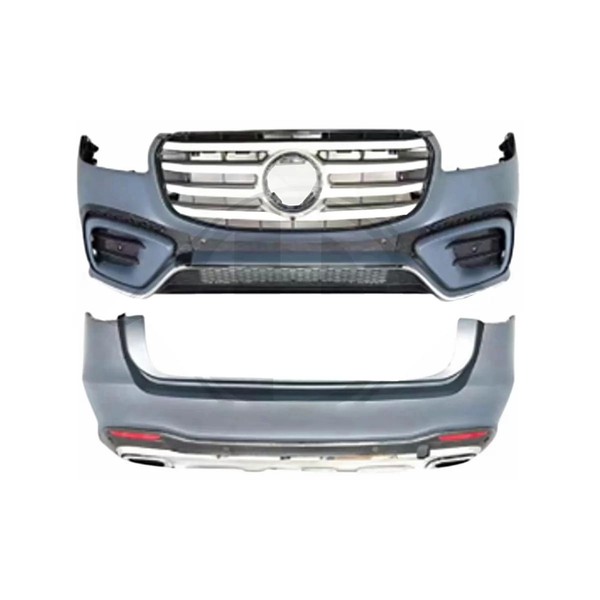 Bodykit FüR Mercedes GLS SUV X167 2019-2024 StoßStange KüHlergrill Endrohre-image