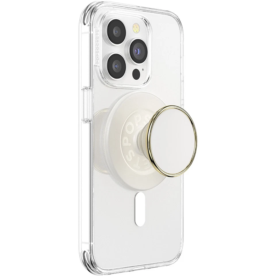 PopSockets Pop Grip Magnetic iPhone Stand Retractable and Ultralight, White - Image 4 of 4