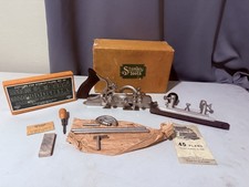 Complete Stanley No. 45 Planer In Box All Parts & Cutters GORGEOUS condition