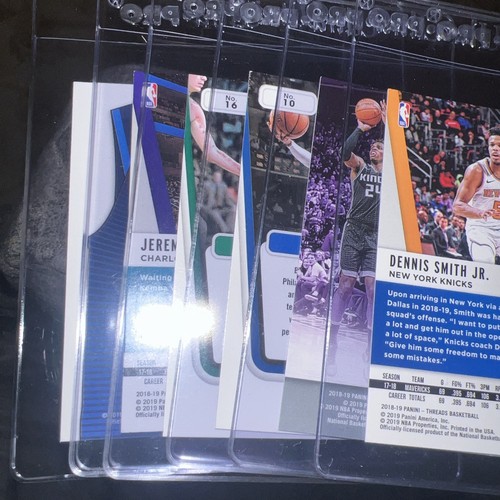 2018-19 panini threads basketball Card Lot 6 Nm Dazzle Holo Iverson Hield NBA - Picture 15 of 16
