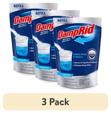 (3 pack) DampRid Moisture Absorber 42 oz Refill Bag, Fragrance Free New