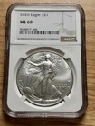 2026 $1 American Silver Eagle - NGC MS69