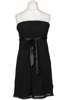 s.Oliver Kleid Damen Dress Damenkleid Gr. EU 42 Baumwolle Schwarz #lib4dnp