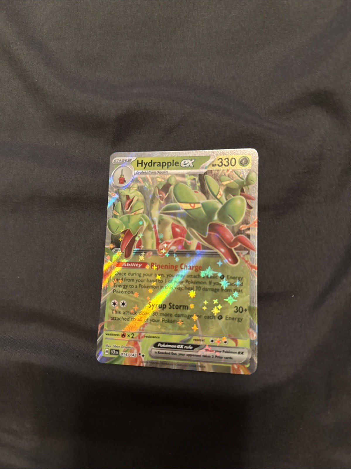 HYDRAPPLE EX 014/142 STELLAR CROWN POKEMON (DOUBLE RARE, NM)