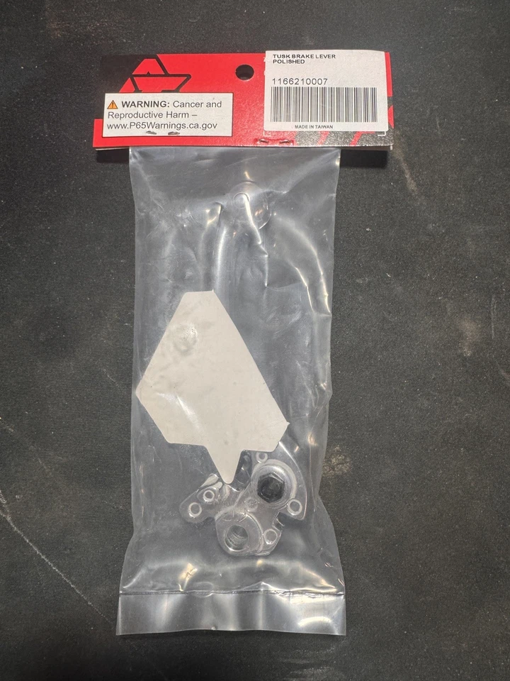 Alavanca de freio Tusk 2001 2002 2003 2004 2005 2006 2007 Yamaha YZ125 YZ 125 prata - Imagem 2 de 3