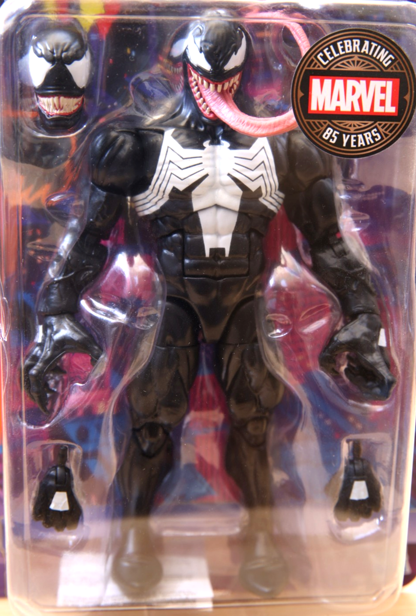 Marvel Legends 85th Anniversary Retro Venom Walmart Figure 2024
