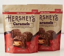 2 PACK NEW HERSHEY S Caramels, 12 oz Bag, SHIPS COOL FREE SHIPPING