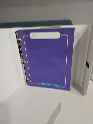 Mead TRAPPER KEEPER Designer Series Binder Abstract Colored Math - Picture 3 of 9