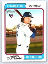 2023 Topps Heritage James Outman #93 RC Rookie Los Angeles Dodgers