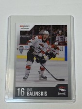 Uvis Balinskis 16 Charlotte Checkers Hockey Card 2023 2024 Season AHL Edition NC