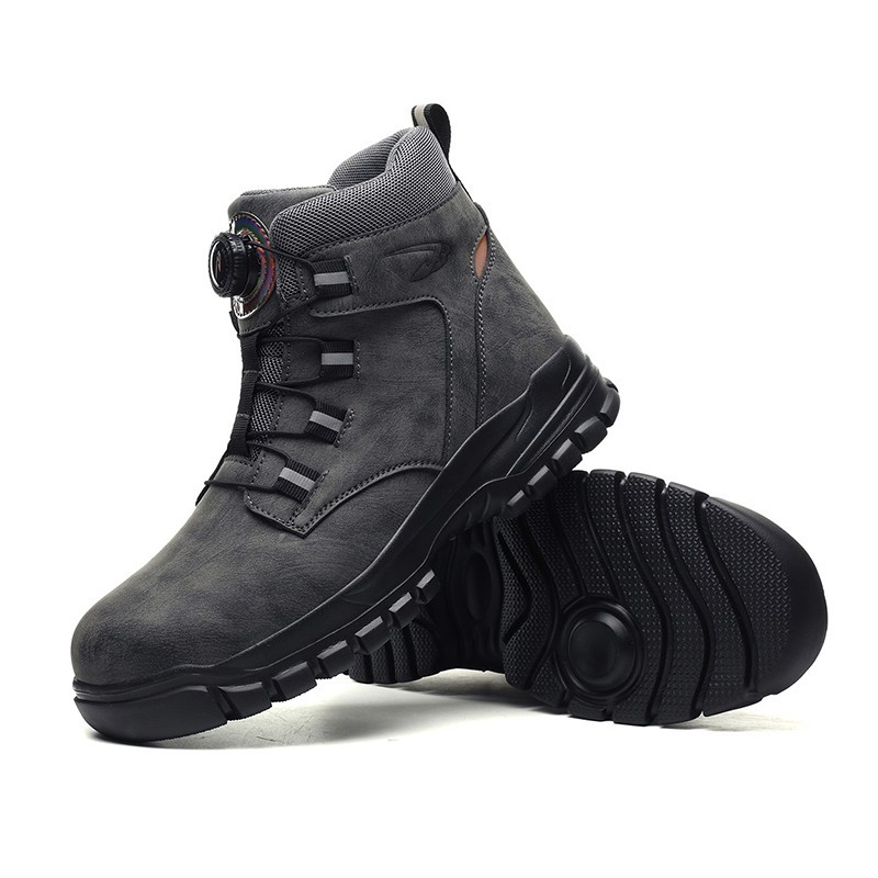 Mens Waterproof Work Boots Steel Toe shoes Safety Shoes Indestructible Non Slip