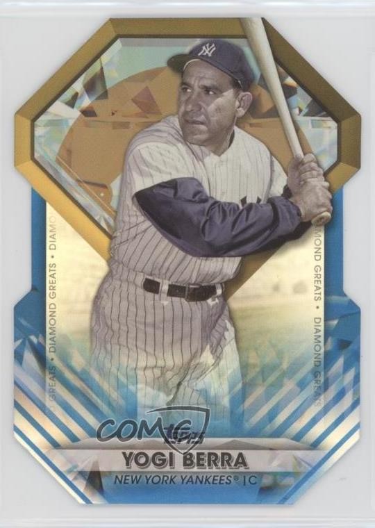 2022 Topps Series 2 Diamond Greats Die-Cuts Blue Yogi Berra #DGDC-40 HOF 3pu