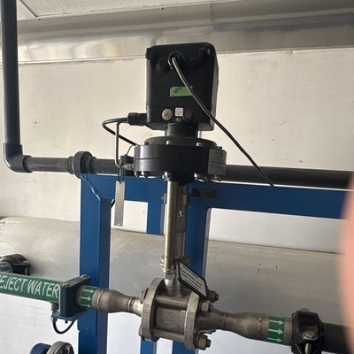 Schubert & Salzer 8021 DN25 ANSI 300 Control Valve w/ 8049-2 Positioner