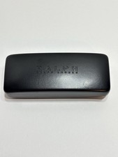Ralph Ralph Lauren Black Hard Sunglasses Eyeglasses Case Embossed Logo Unisex