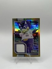 2026 Topps Celebration DINGER Rockies Mascot Worn Jersey Relic Gold 14/50 #DIN