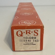 QRS Player Piano Roll Word Roll 10-089 Tijuana Taxi Played by Hi Babit 1968