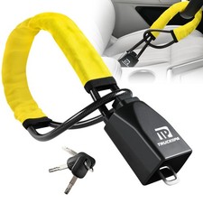 Truckiipa Steering Wheel Lock For Cars Seat Belt Lockanti-theft Device With 3