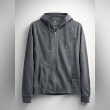 All in Motion brand - dark gray full-zip hoodie - women's L